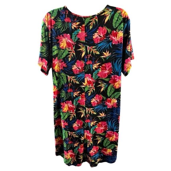 Bobbie Brooks Dress Tropical Hawaiian Pullover Vacationcore Women Plus SIze 2X - Picture 4 of 7